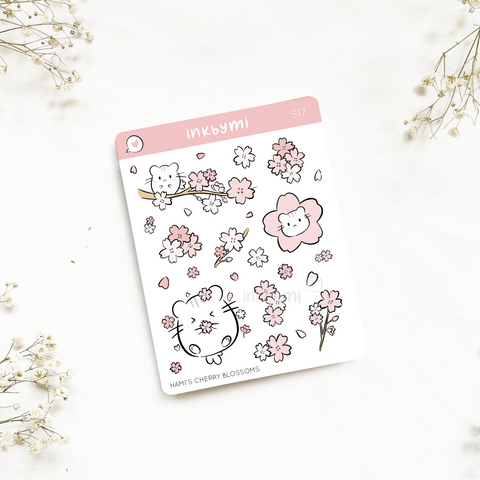 Hami's Cherry Blossoms Sticker Sheet