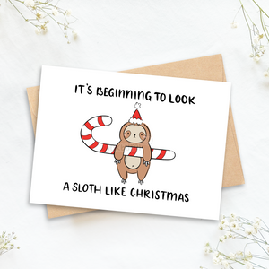It's Beginning to Look a Sloth Like Christmas